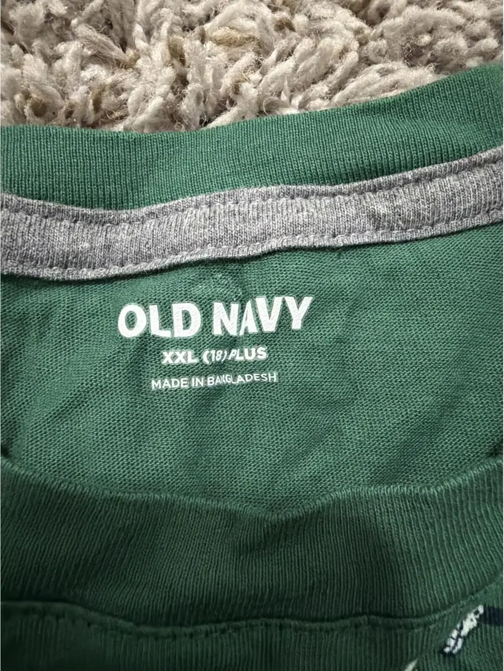 Old Navy Boys Icon Green Graphic T-Shirt XXL Plus